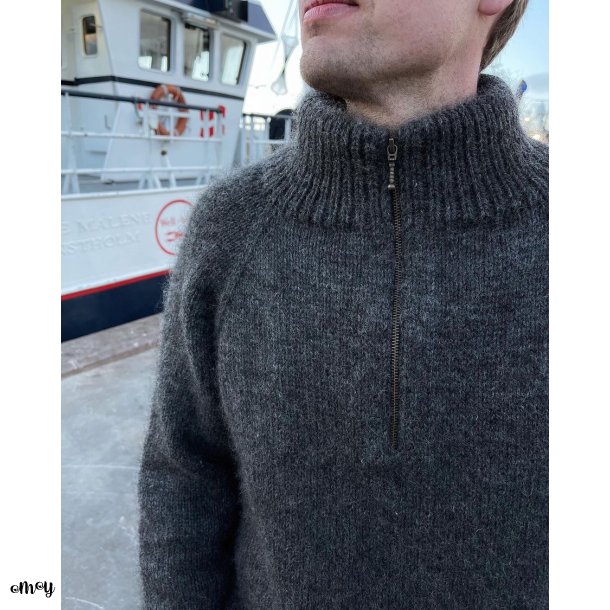 Zipper Sweater - Man (Trykt opskrift)
