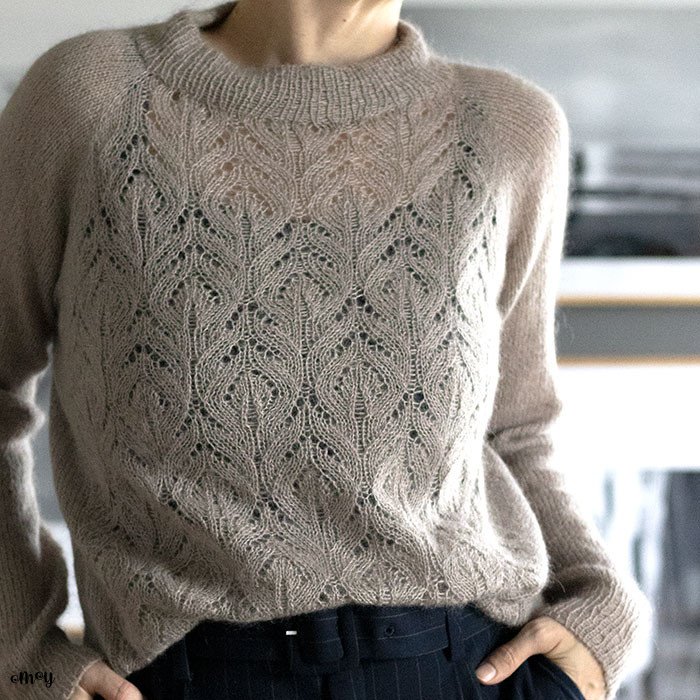 ornament Effektivt Deltage Mohair sweater nr 2 - strikkeopskrift - Krea Deluxe - Strikkeopskrifter -  MoreYarn
