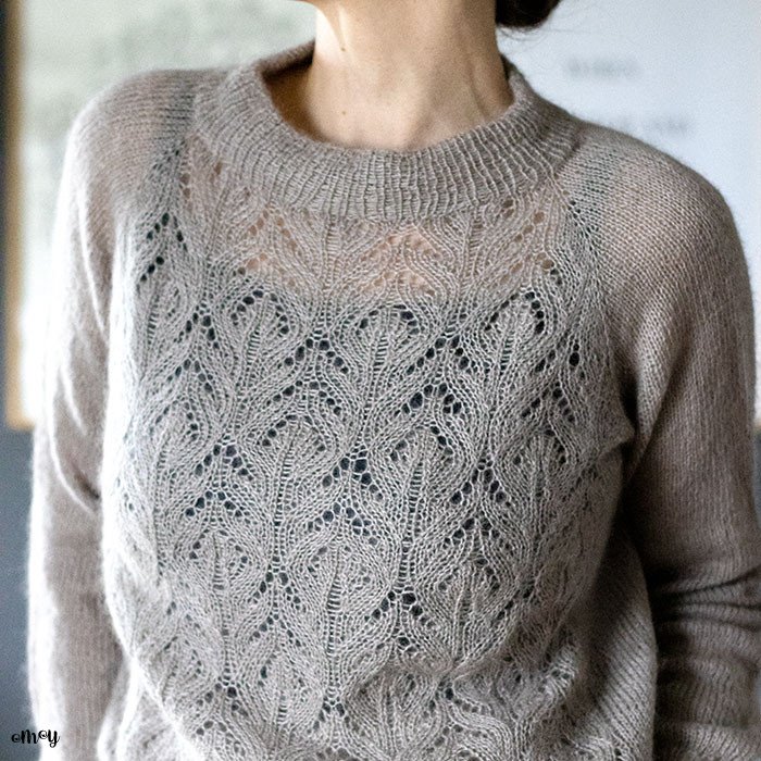 Mohair sweater nr 2 - strikkeopskrift - Deluxe - -